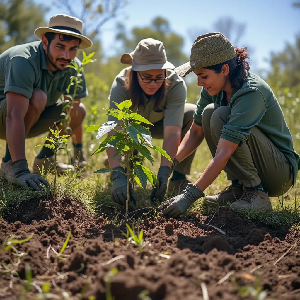 Reforestación en el norte argentino