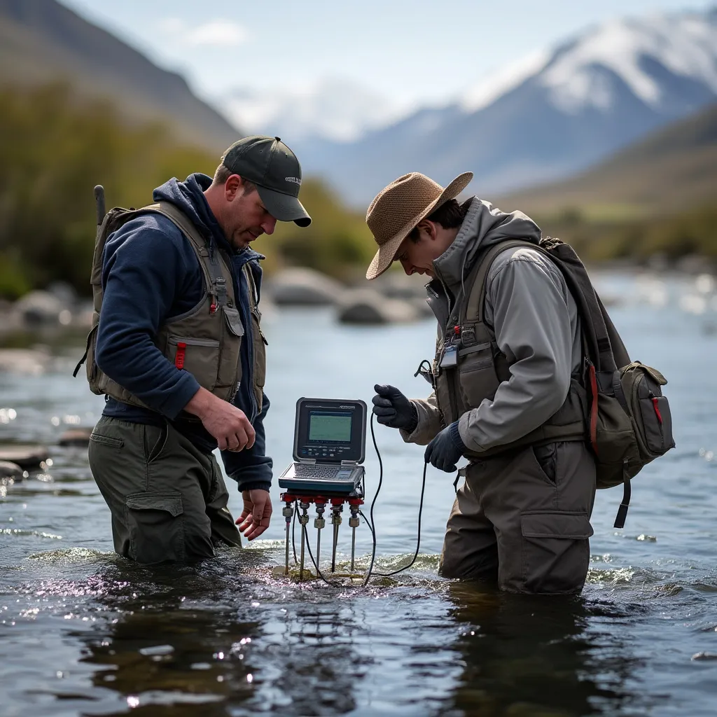 Monitoreo de calidad de agua en ríos patagónicos