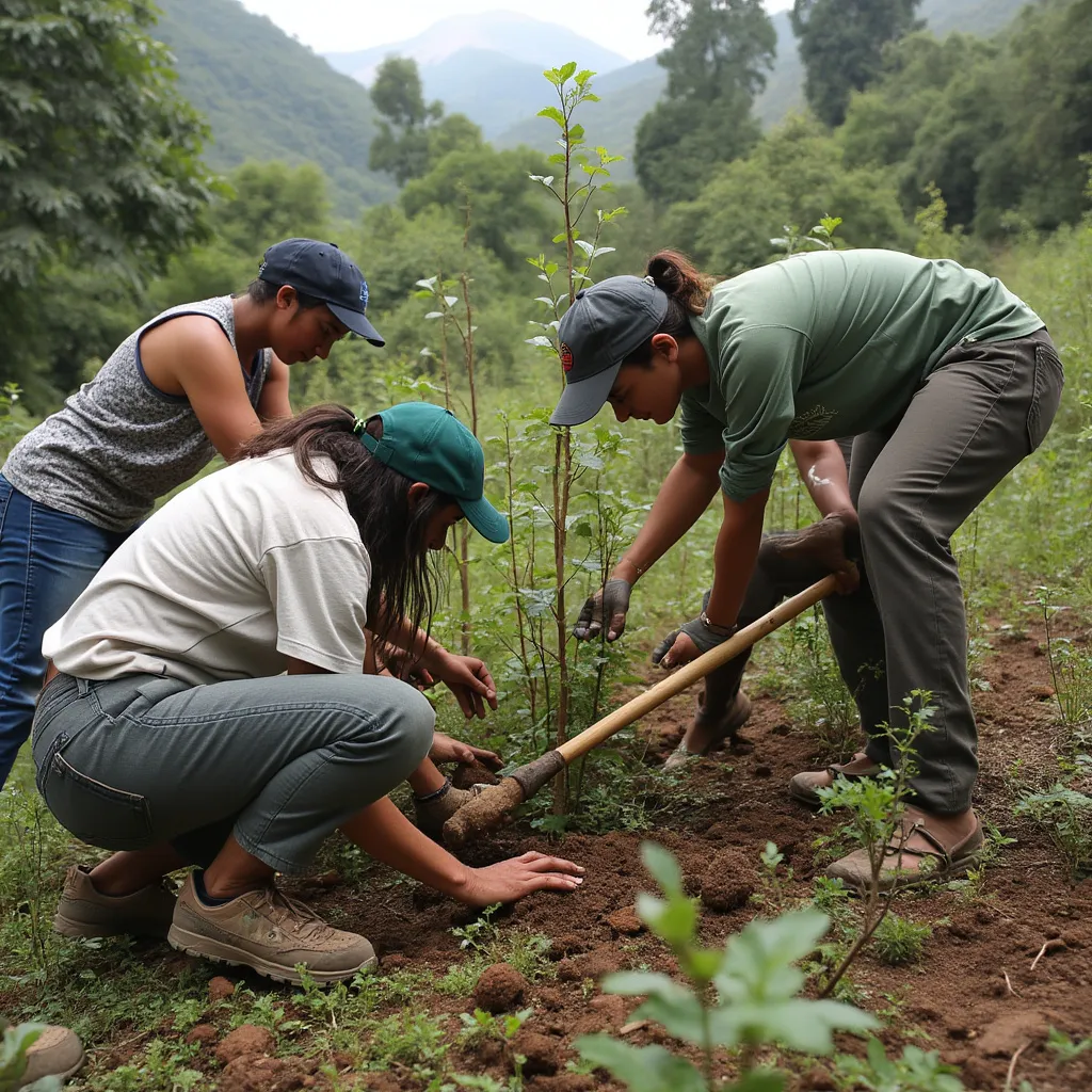 Reforestación en las Yungas
